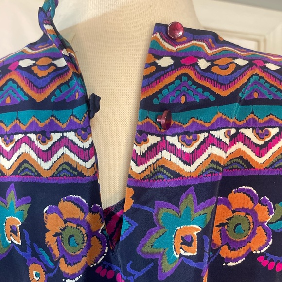 Lady Carol petite women’s Vintage dress. Pleated-27 waist 21 bust. 3/4 sleeve - Picture 5 of 6